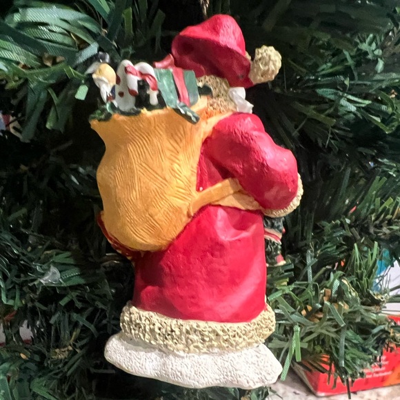 University of Oklahoma collegiate collectibles Christmas Santa ornament. Sooners - Picture 5 of 5